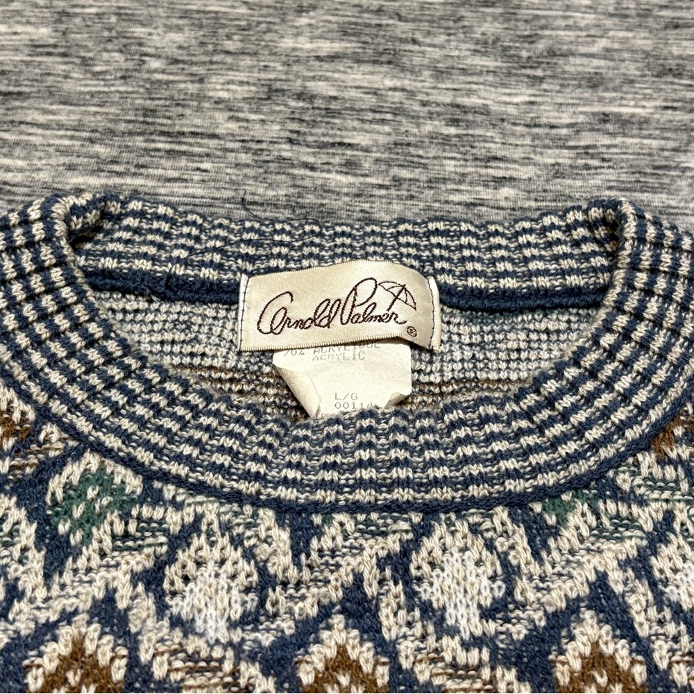 Men’s Arnold Palmer Vintage Sweater Size Large - Picture 3 of 5